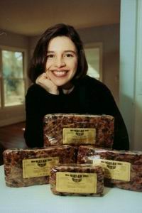 Miss Melba in 2004 with her old timey fruit cakes